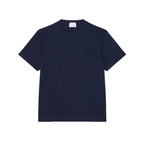 Lacoste T-shirt mm T-shirt Unisex con marchio goffrato sur ton S - Francavilla Moda