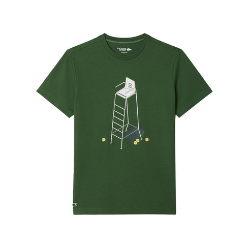 Lacoste T-shirt T-shirt Uomo con stampa tennis 3 - Francavilla Moda