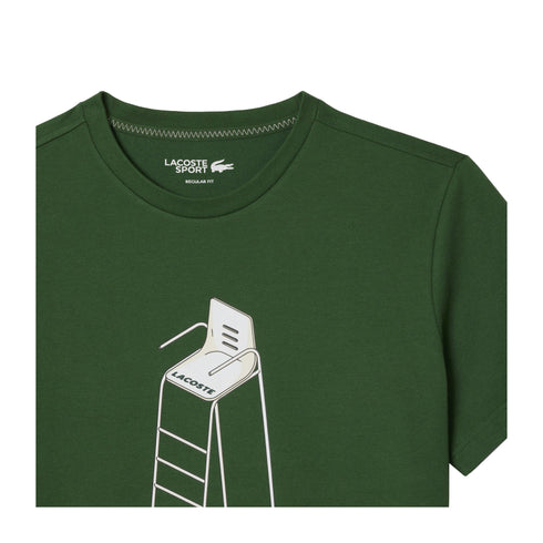 Lacoste T-shirt T-shirt Uomo con stampa tennis 3 - Francavilla Moda