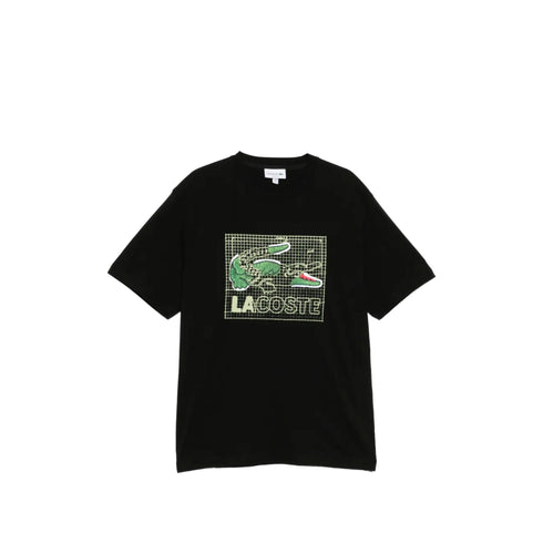 Lacoste T-shirt T-shirt Uomo in cotone con stampa frontale 3 - Francavilla Moda