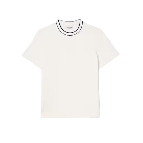 Lacoste T-shirt mm T-shirt uomo in piqué elasticizzato con colletto a righe 1 P26-LACOSTETH8174-70V-1 - Francavilla Moda