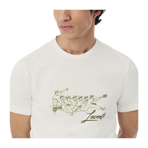 Lacoste T-shirt T-shirt Uomo tennis con stampa heritage 3 P25 - LACOSTETH2102 - NYV - 3 - Francavilla Moda
