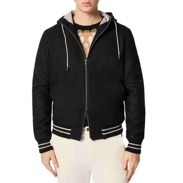 L.b.m. 1911 Felpa con cappuccio Felpa Uomo misto lana con cappuccio 50 - Francavilla Moda