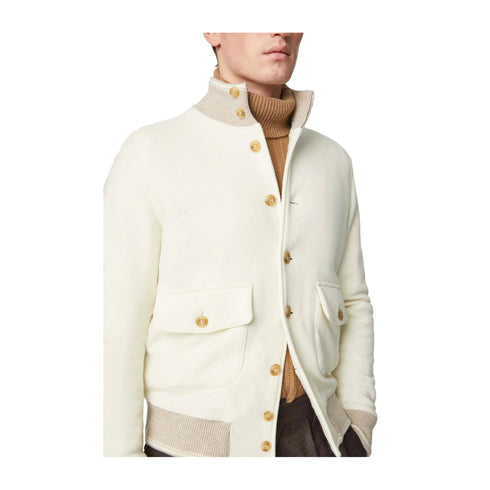 L.B.M. Giacca bomber Giacca Uomo in lana con bottoni 48 - Francavilla Moda