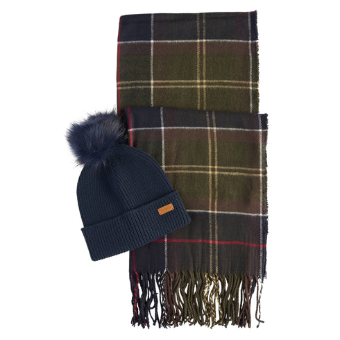 Cappello Dover e Sciarpa Hailes Donna con pon pon