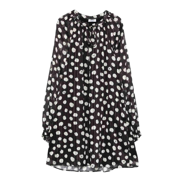 Liu Jo Abito mini Abito Donna a pois con laccetto in vita 40 - Francavilla Moda