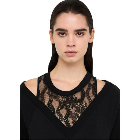 Liu Jo Abito corto Abito Donna con dettagli in pizzo S - Francavilla Moda