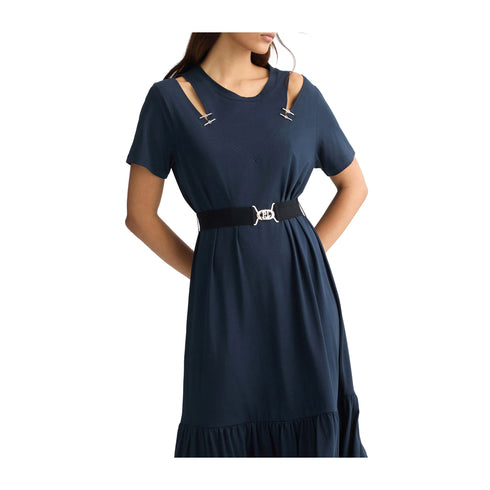 Liu Jo Abito midi Abito Donna cut out con cinta elasticizzata S - Francavilla Moda