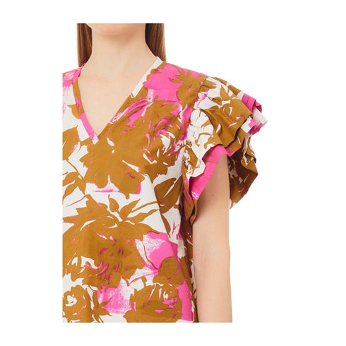 Liu Jo Abito corto Abito Donna fiorato maniche ad aletta 42 - Francavilla Moda