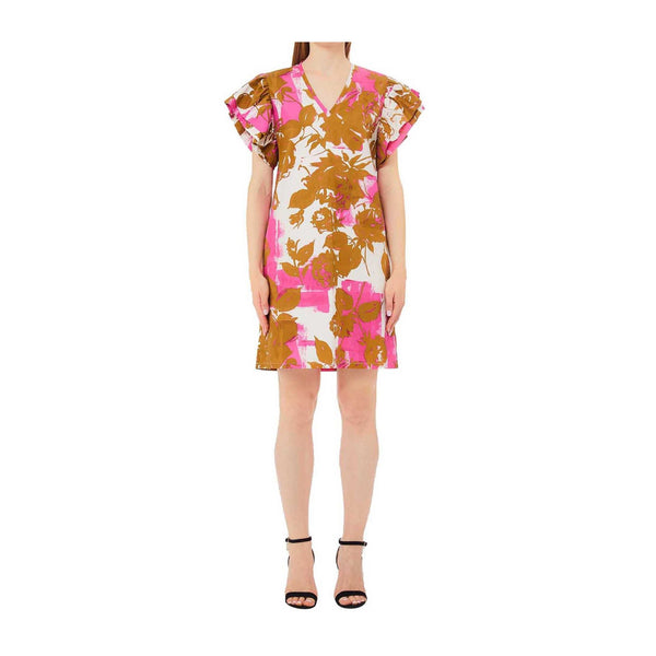Liu Jo Abito corto Abito Donna fiorato maniche ad aletta 42 - Francavilla Moda