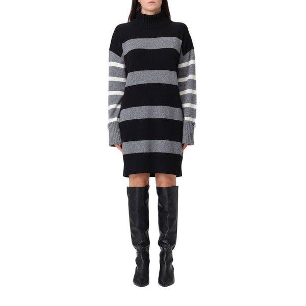 Liu Jo Abito midi Abito Donna in lana rigato XS - Francavilla Moda