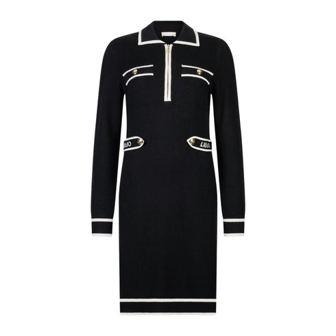 Liu Jo Abito corto Abito Donna in maglia mezza zip S - Francavilla Moda