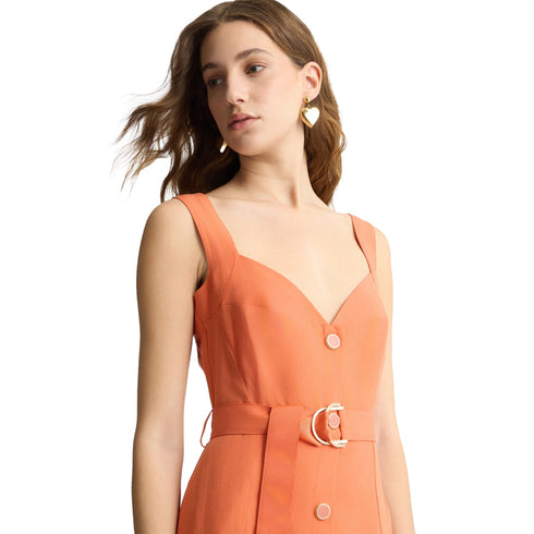 Liu Jo Abito midi Abito Donna midi con scollo a cuore 42 - Francavilla Moda