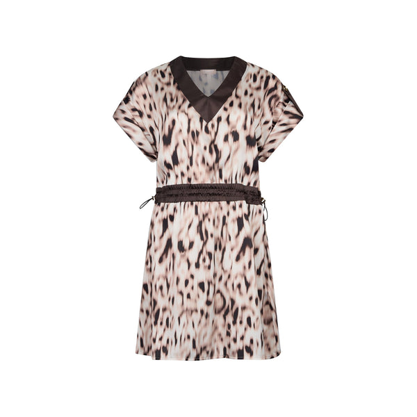 Liu Jo Abito corto Abito Donna mini animalier con coulisse S - Francavilla Moda