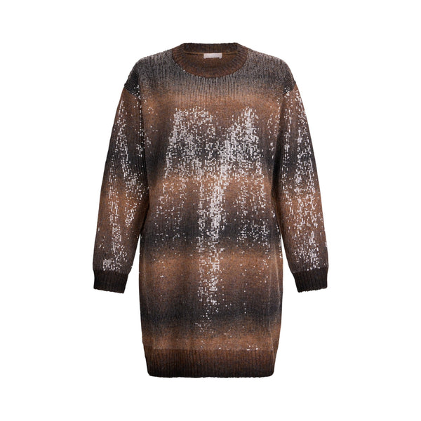 Liu Jo Abito corto Abito in maglia con paillettes S  - Francavilla Moda