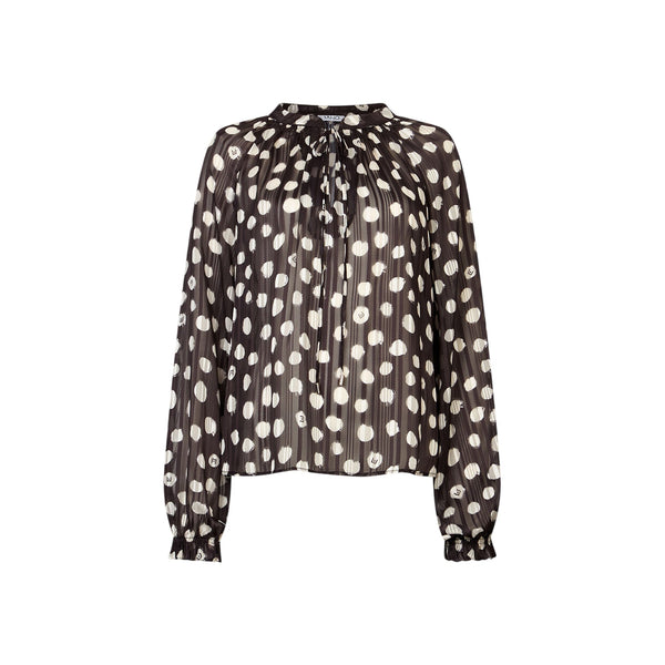 Liu Jo Blusa Blusa Donna alla coreana con pois 42 - Francavilla Moda
