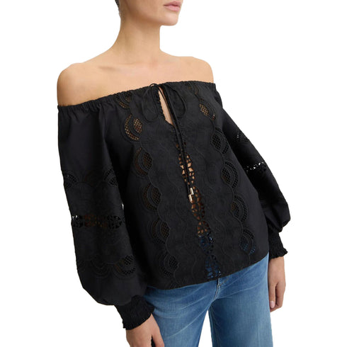Liu Jo Blusa Blusa Donna con maniche a palloncino 40 - Francavilla Moda