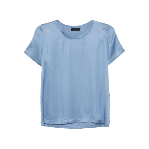 Liu Jo Blusa Blusa Donna in raso tinta unita 40 - Francavilla Moda