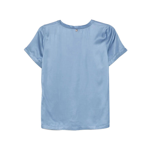 Liu Jo Blusa Blusa Donna in raso tinta unita 40 - Francavilla Moda