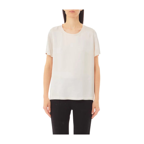 Liu Jo Blusa Blusa Donna in raso tinta unita 40 P25 - LIU.JOCA5354T2571 - X0659 - 40 - Francavilla Moda
