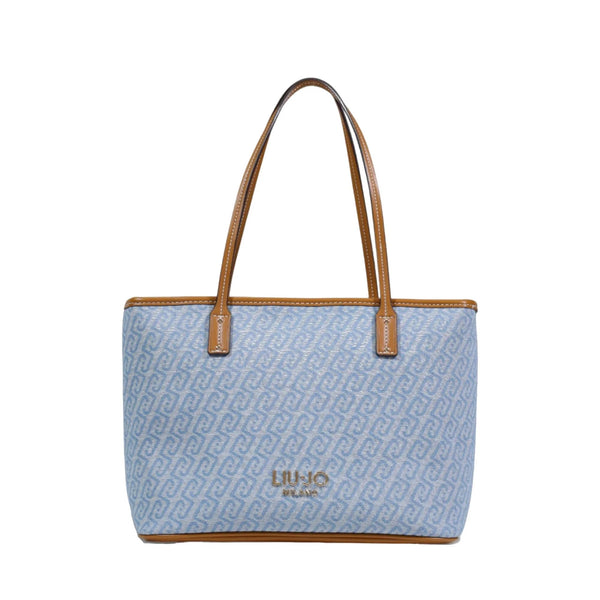 Liu Jo Shopper media Borsa a spalla Donna in denim jacquard UNI - Francavilla Moda