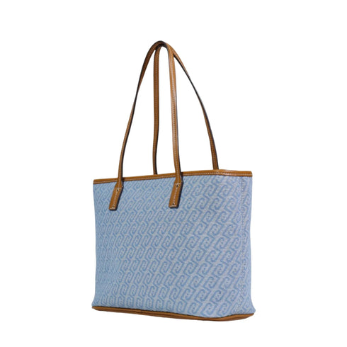 Liu Jo Shopper media Borsa a spalla Donna in denim jacquard UNI - Francavilla Moda