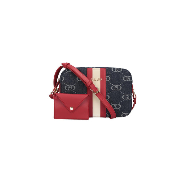 LIU JO Borsa a spalla Borsa Donna Camera in denim logato Blu rosso - Francavilla Moda