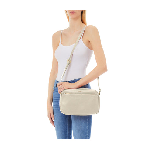 LIU JO Borsa a spalla Borsa Donna Camera in similpelle martellata Panna P25 - LIU.JOAA5211E0058 - X0459 - UNI - Francavilla Moda