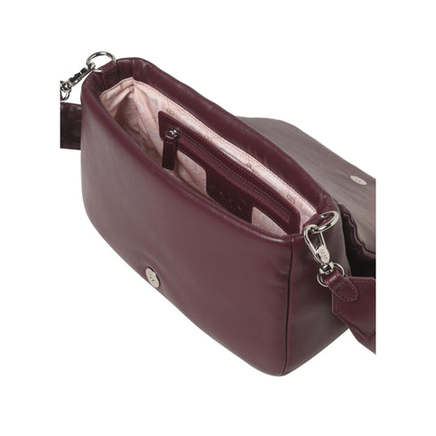 Liu Jo Borsa a spalla Borsa Donna con impunture oblique Bordeaux - Francavilla Moda