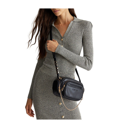 Liu Jo Borse a spalla Borsa Donna Garima con tasche Nero - Francavilla Moda