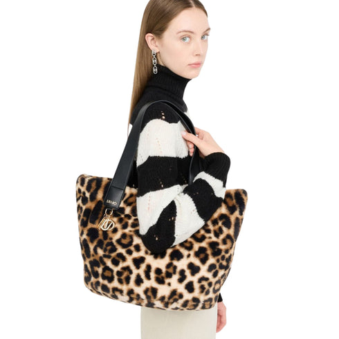 Liu Jo Borsa a spalla Borsa Donna L Tote in pelliccia UNI - Francavilla Moda