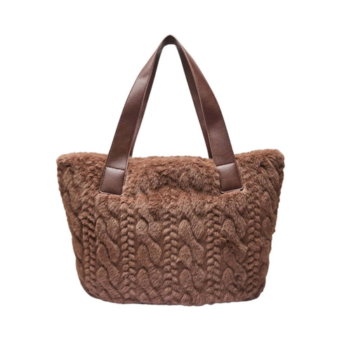 Liu Jo Borsa a spalla Borsa Donna L Tote in pelliccia UNI A25-LIU.JOAF5154E0305-90912-UNI - Francavilla Moda