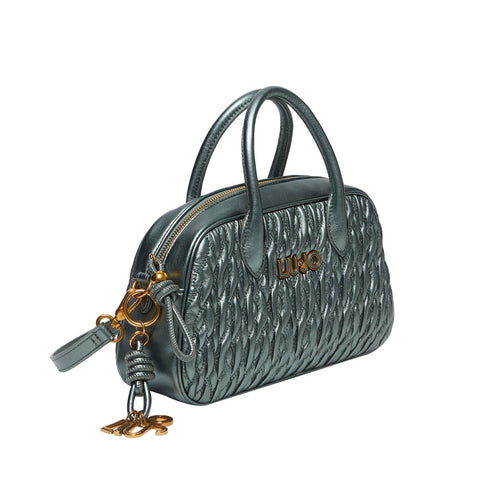 Liu Jo Borsa a mano Borsa Donna trapuntato con charm logo Salvia A24 - LIU.JOAF4166E0457 - X0223 - UNI - Francavilla Moda