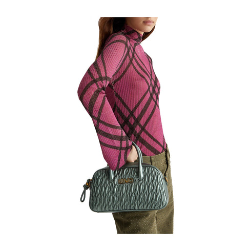 Liu Jo Borsa a mano Borsa Donna trapuntato con charm logo Salvia A24 - LIU.JOAF4166E0457 - X0223 - UNI - Francavilla Moda