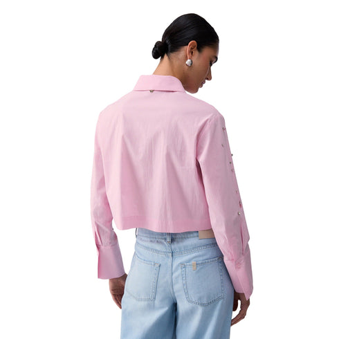 Liu Jo Camicia ml Camicia boxy Donna con gioielli 42 - Francavilla Moda