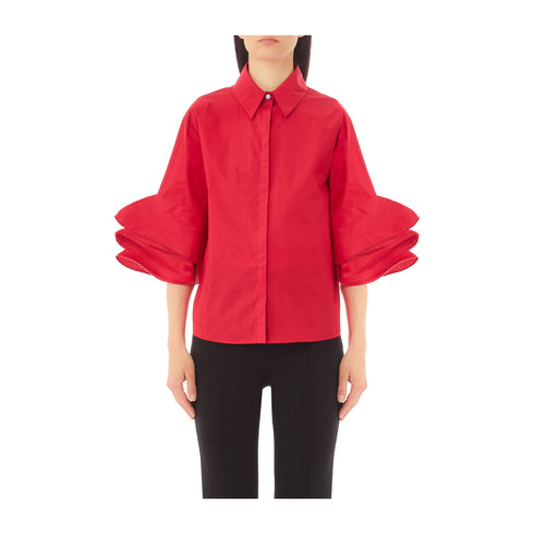Liu Jo Camicia elegante Camicia Donna con maniche svasate a 3/4 42 P25 - LIU.JOCA5003T2945 - X0644 - 42 - Francavilla Moda