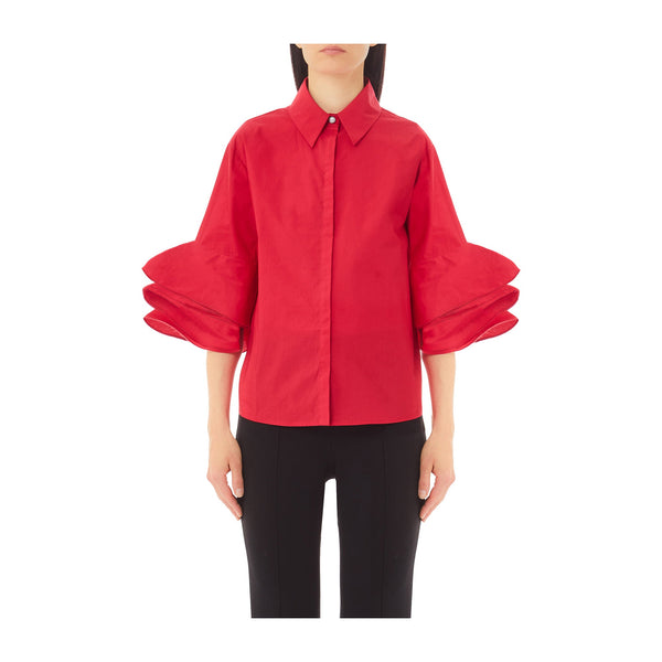 Liu Jo Camicia elegante Camicia Donna con maniche svasate a 3/4 42 P25 - LIU.JOCA5003T2945 - X0644 - 42 - Francavilla Moda