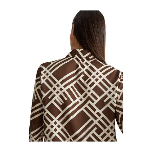 Liu Jo Camicia Camicia Donna con stampa check 40 A24 - LIU.JOCF4177TS531 - N9619 - 40 - Francavilla Moda