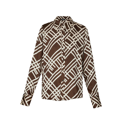 Liu Jo Camicia Camicia Donna con stampa check 40 A24 - LIU.JOCF4177TS531 - N9619 - 40 - Francavilla Moda