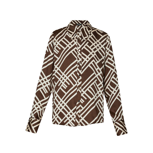 Liu Jo Camicia Camicia Donna con stampa check 40 A24 - LIU.JOCF4177TS531 - N9619 - 40 - Francavilla Moda