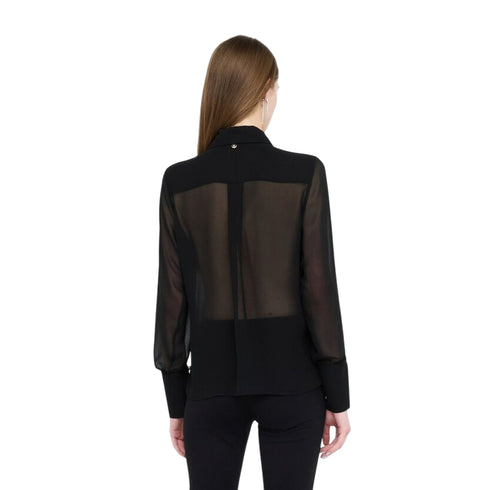 Liu Jo Camicia elegante Camicia Donna in georgette trasparente 42 - Francavilla Moda