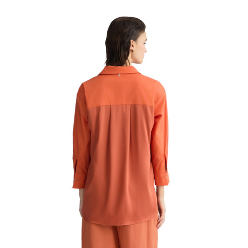 Liu Jo Camicia casual Camicia Donna in popeline a 3/4 42 - Francavilla Moda