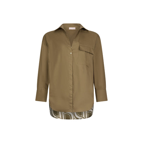 Liu Jo Camicia casual Camicia Donna in popeline a 3/4 42 P25 - LIU.JOWA5203T4853 - M9535 - 42 - Francavilla Moda