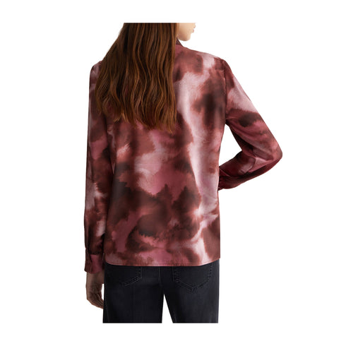 Liu Jo Camicia casual Camicia Donna in viscosa fantasia Malva bordeaux A24 - LIU.JOWF4418T2735 - N9872 - 42 - Francavilla Moda