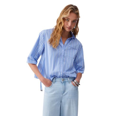 Liu Jo Camicia 3/4 Camicia rigata Donna con taschino 40 - Francavilla Moda