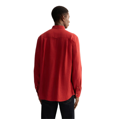 Liu Jo Camicia di lino Camicia Uomo in 100% Lino papaya P25 - LIU.JOQA5097T4359 - 81449 - 40 - Francavilla Moda