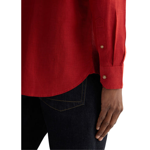 Liu Jo Camicia di lino Camicia Uomo in 100% Lino papaya P25 - LIU.JOQA5097T4359 - 81449 - 40 - Francavilla Moda