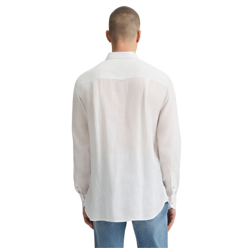 Liu Jo Camicia di lino Camicia Uomo in 100% Lino Bianco - Francavilla Moda