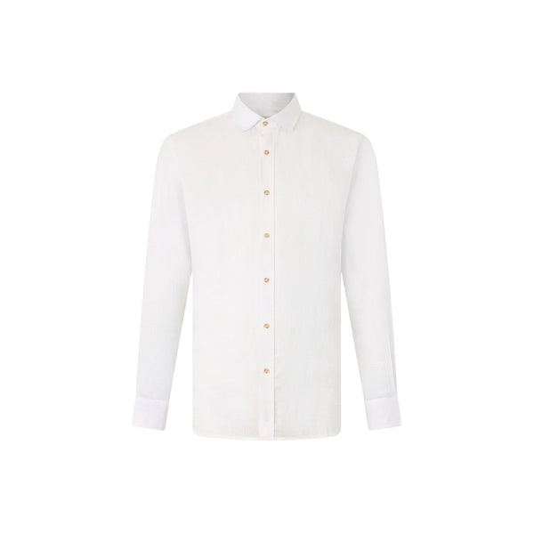 Liu Jo Camicia di lino Camicia Uomo in 100% Lino Bianco - Francavilla Moda