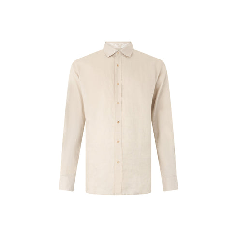 Liu Jo Camicia di lino Camicia Uomo in 100% Lino Ecru P25 - LIU.JOQA5097T4359 - 44500 - 39 - Francavilla Moda